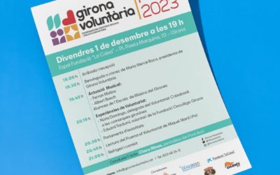 Festa 2023 de Girona Voluntària, amb la participació d’Eduard Sadurní